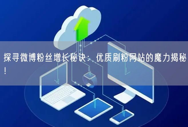 探寻微博粉丝增长秘诀：优质刷粉网站的魔力揭秘！