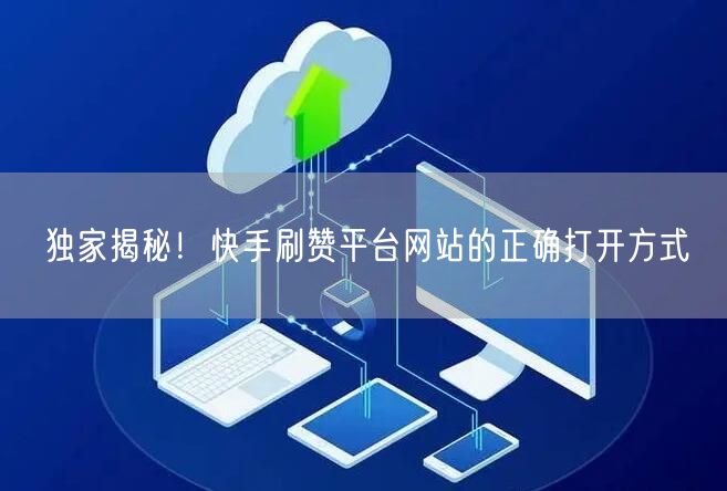 独家揭秘！快手刷赞平台网站的正确打开方式
