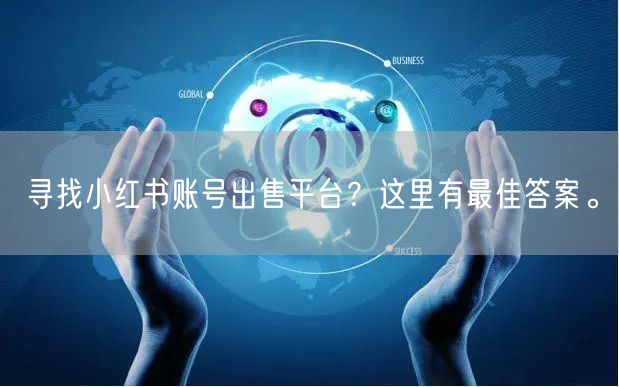 寻找小红书账号出售平台？这里有最佳答案。